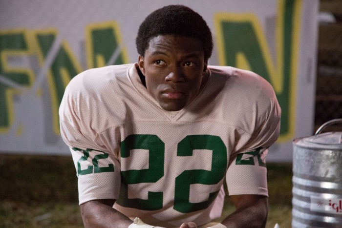 Caleb Castille makes a memorable big-screen debut as the star running back on an early ’70s high school team in Alabama. | PURE FLIX