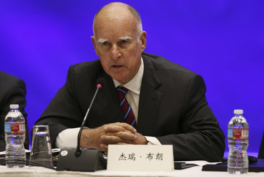 California Democratic Governor Jerry Brown signs law that could let illegal aliens vote