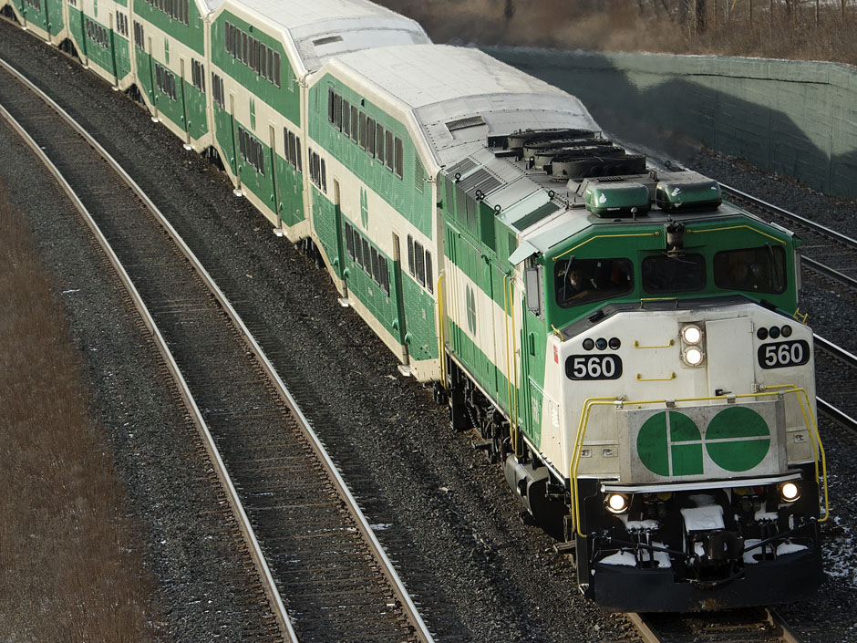 Canada commuter train hits tow truck near Toronto, one dead