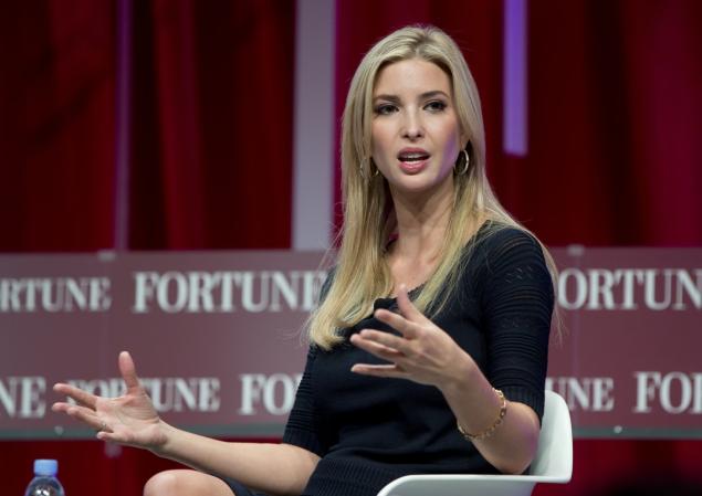 Ivanka Trump speaks at the Fortune Most Powerful Women Summit on Wednesday Oct. 14