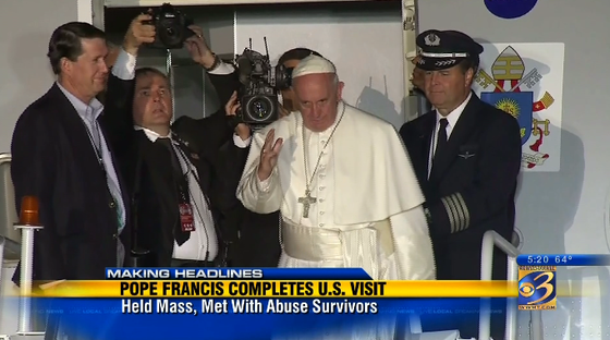 Pope Francis returns to Vatican story image