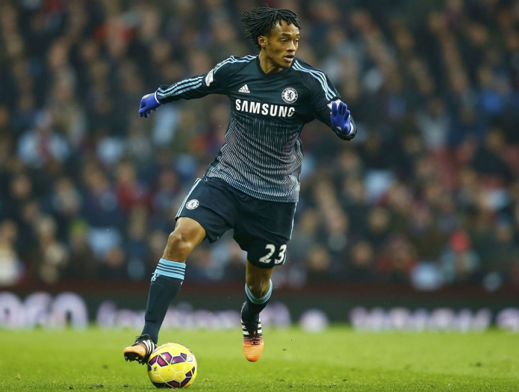 Chelsea winger Juan Cuadrado is currently on loan to Juventus