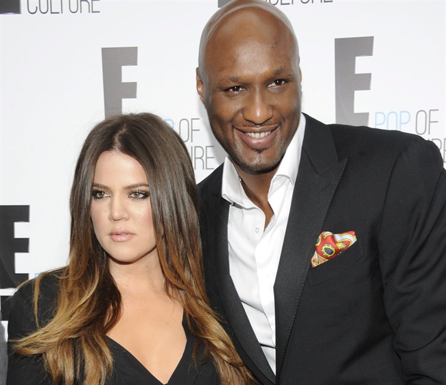 Khloe Kardashian Odom and Lamar Odom from the show