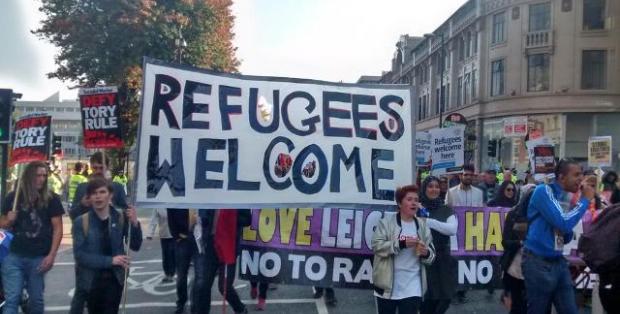 Manchester Austerity Protest 60000 March Against UK Government