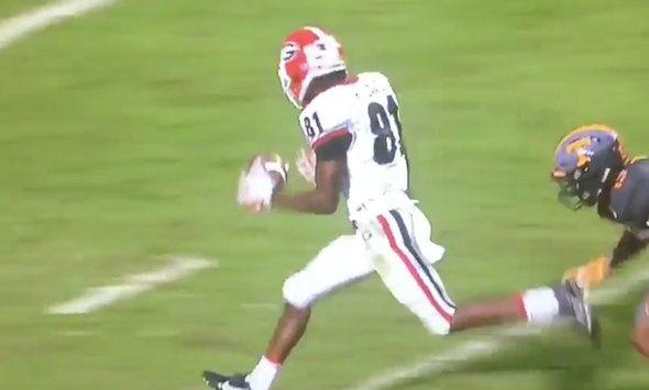 Reggie Davis drops game-tying touchdown catch vs Tennessee