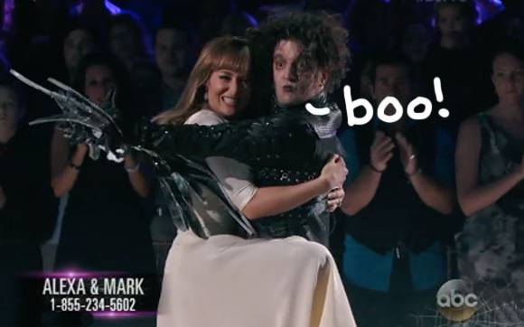 Alexa PenaVega and Mark Ballas dance 'Scissorhands' Paso Doble (VIDEO)