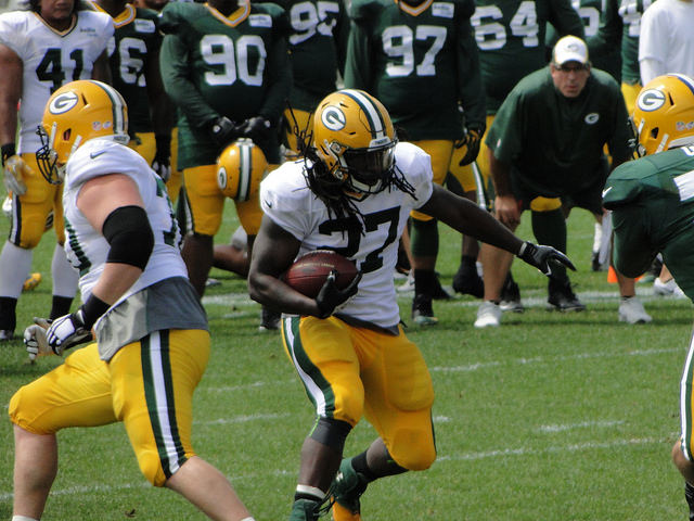 Eddie Lacy was replaced by James Stark despite being healthy