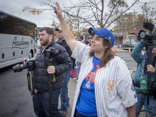 New York Mets fan Faith Harrison of Flushing