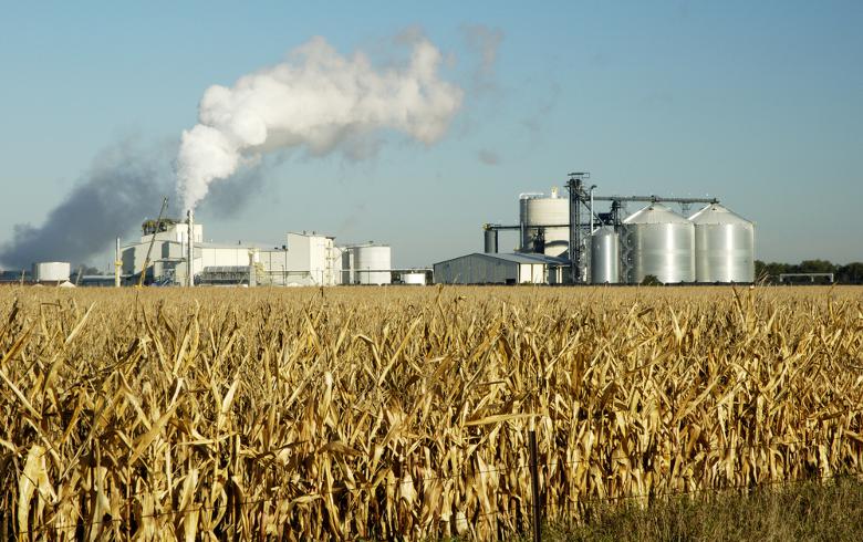 Ethanol plant in the US. Featured Image Jim Parkin