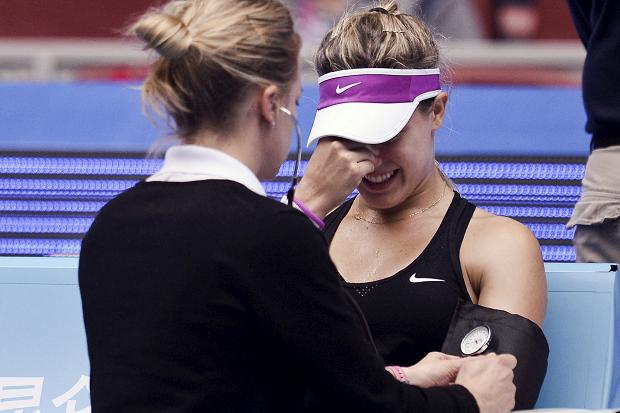 Eugenie Bouchard suing US Tennis Assoc. after slipping in wet locker at US Open