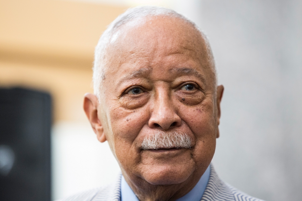 FILE- Former New York City Mayor David Dinkins