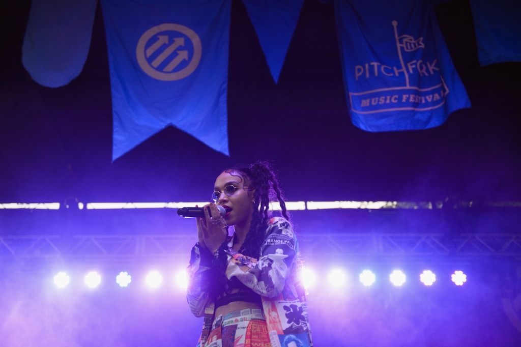 FKA Twigs performs during Pitchfork Music Festival at Union Park