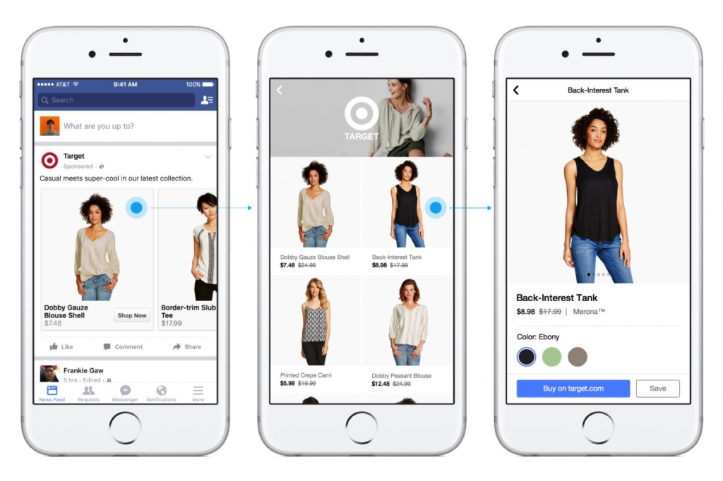 Facebook Tests A Dedicated Shopping Feed