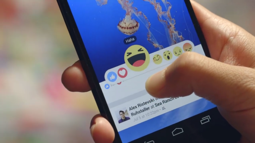 Facebook reactions