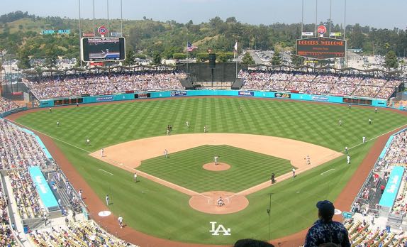 A fan was injured in a fight outside Dodger Stadium after a playoff game last Friday night