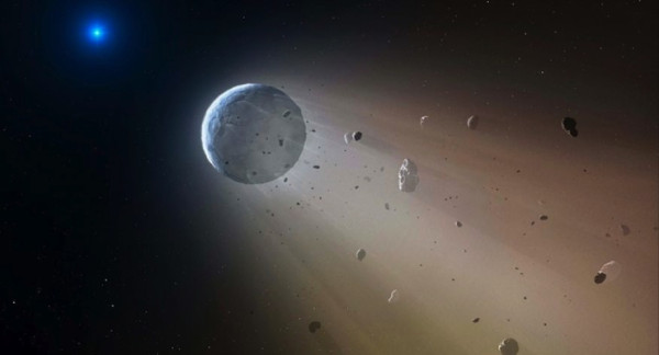 Faraway object being destroyed by real-life 'Death Star'