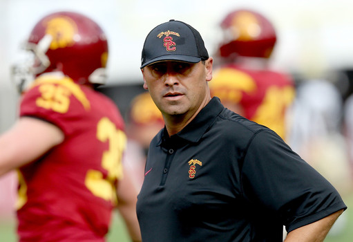 Former BYU star and USC head coach Steve Sarkisian