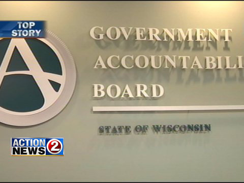 Government Accountability Board sign