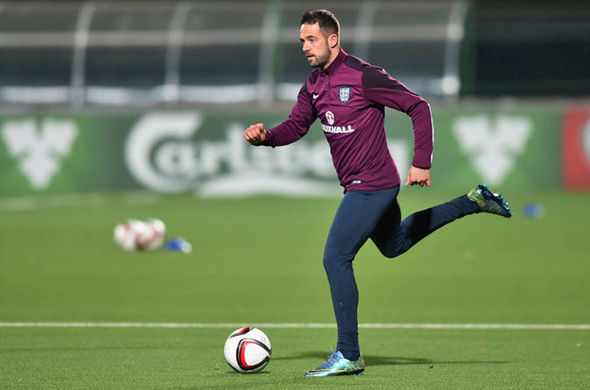 Ings at England training