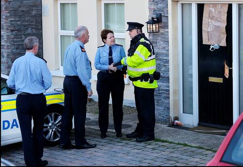 Garda Commissioner Noirin O'Sullivan at the scene of the shooting of Gda Tony Golden in Omeath Co Louth