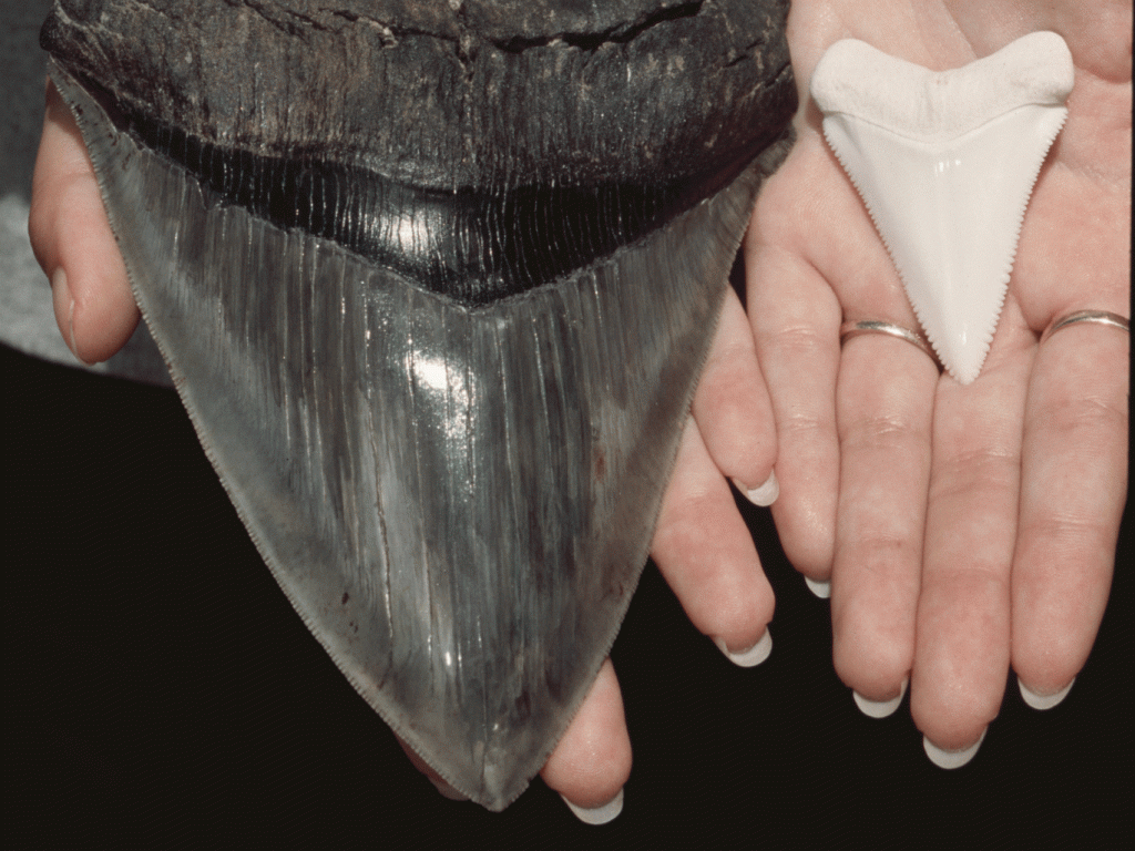 Enormous Fossilized Shark Teeth Wash Up on North Carolina Shores