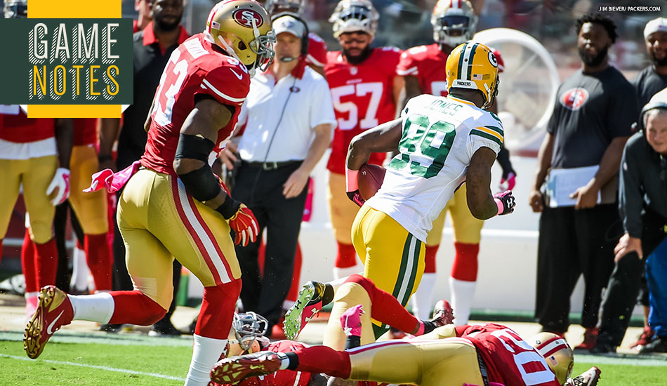 Live: Jarryd Hayne's 49ers v Green Bay Packers