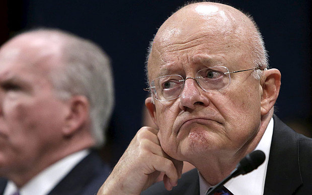Director of National Intelligence James Clapper testifies at a House Intelligence Committee hearing