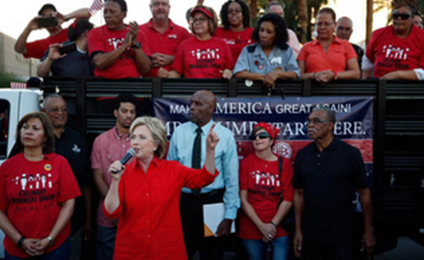 Hillary Clinton In Las Vagas