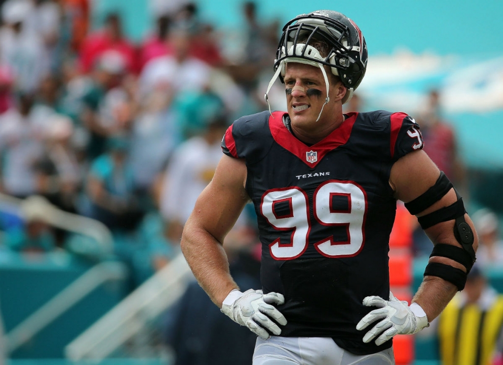 Houston Texans defensive end J.J. Watt