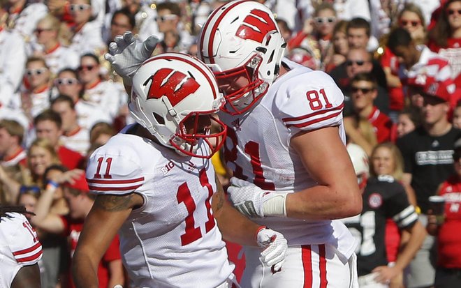 Badgers tight end Troy Fumagalli and wide receiver Jazz Peavy could me visiting the end zone with more frequency in the upcoming weeks