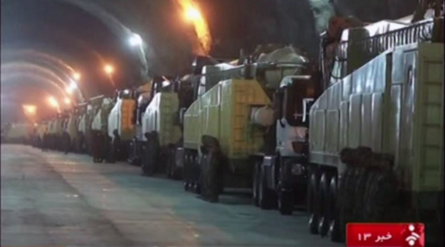 These are the first-ever photos of an underground Iranian missile base