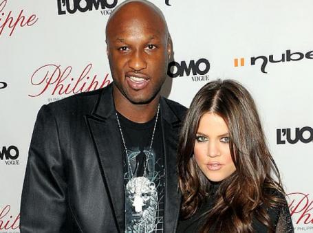 Image Text
 HOSPITALISED Lamar Odom with his wife Khloe Kardashian