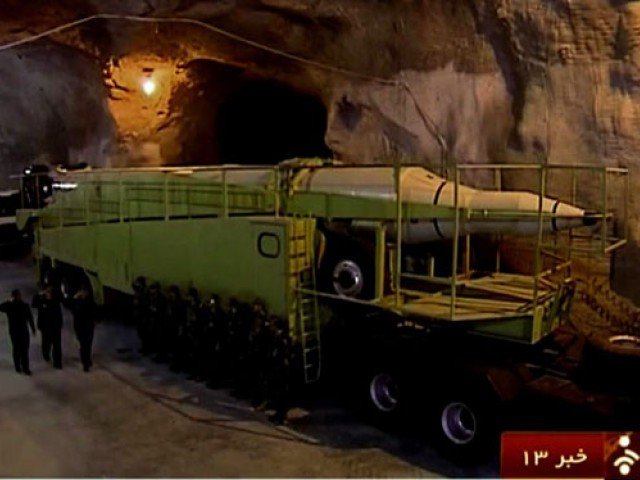 Iran shows off underground missile base