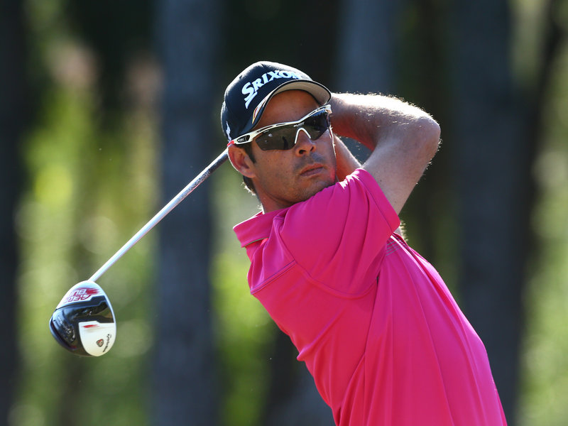 Jaco Van Zyl of South Africa in action during the second round of the Turkish Airlines Open