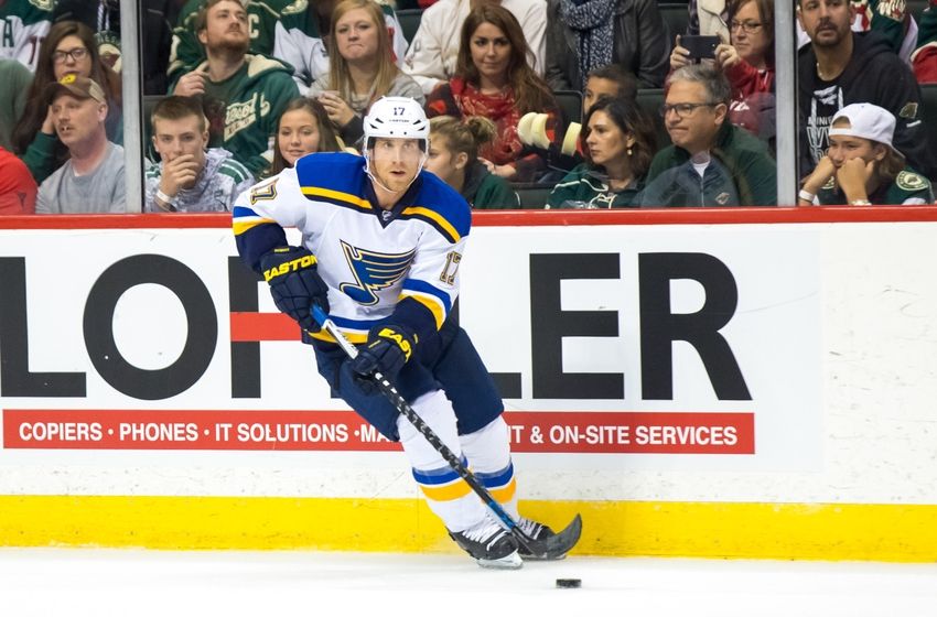 Blues wing Jaden Schwartz taken to hospital with freak injury