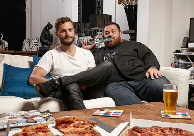 Jamie Dornan and Nick Frost