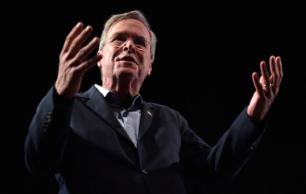 Jeb Bush speaks during at the College of Southern Nevada on Oct. 21 2015 in North Las Vegas