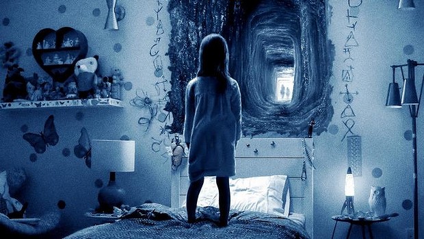 In Paranormal Activity The Ghost Dimension a little girl starts burying rosaries and burning Bibles not unexpectedly arousing suspicions that something is