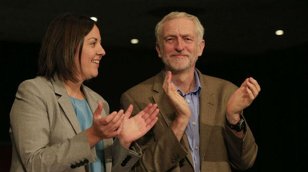 Jeremy Corbyn Kezia Dugdale Scottish Labour UK Labour leaders