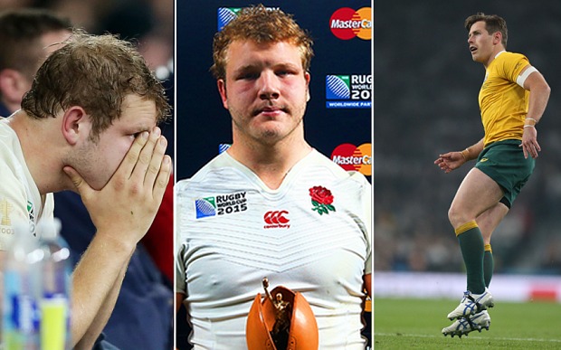 Joe Launchbury relunctantly received the man-of-the-match award