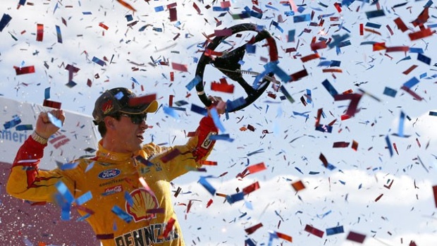 Joey Logano Bank of America 500 win