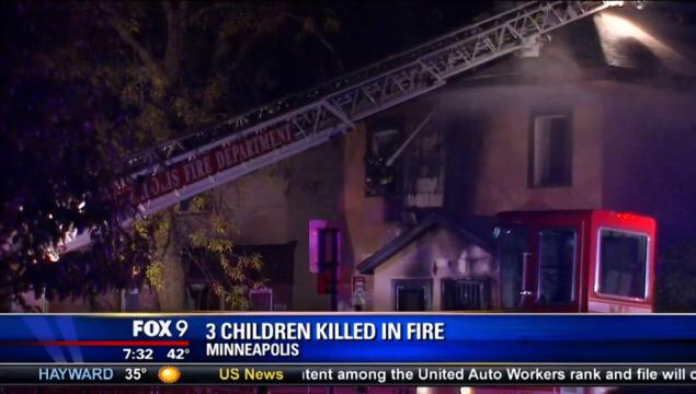 Oven suspected in Minneapolis fire that killed 3 children