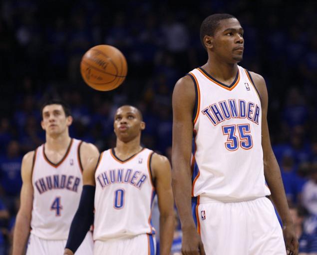 Kevin Durant and Russell Westbrook were just a few of the Oklahoma City Thunder players who attended Nick Collison's Halloween party