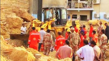 13 killed, many injured in Karachi landslide