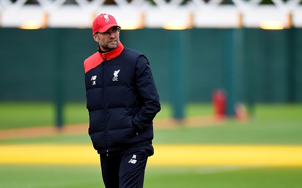 Klopp at work at Melwood