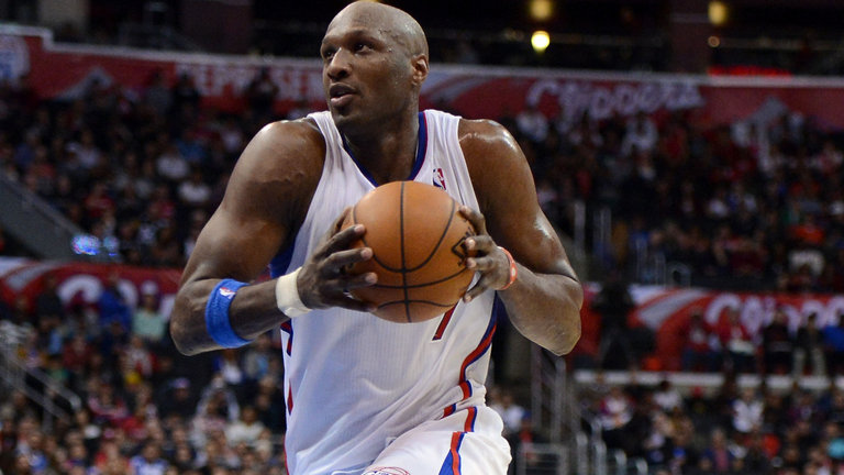 Lamar Odom in action for the Los Angeles Clippers