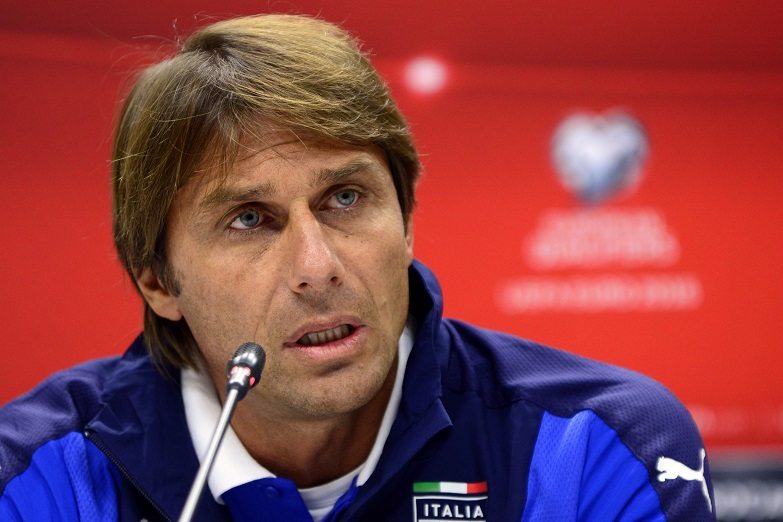 Italy's coach Antonio Conte looks increasingly unlikely to be at the Azzurri helm beyond next summer's showpiece in France amid reports he has his eye on taking over at Roma AC Milan or Paris Saint Germain. – AFP pic