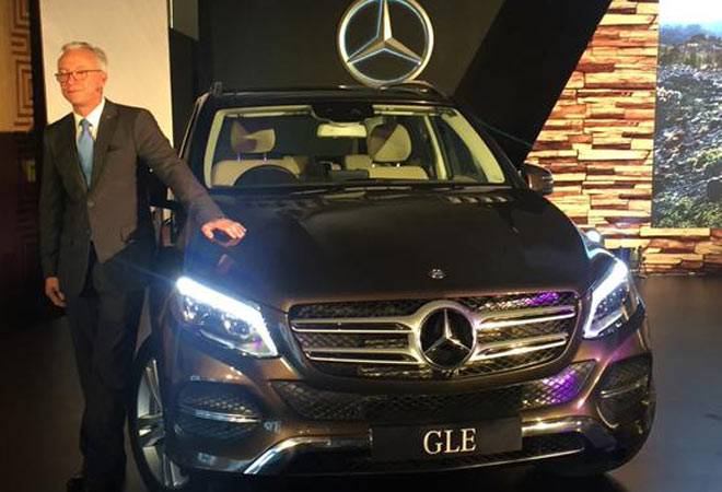 Mercedes-Benz India MD & CEO Roland Folger with the new GLE-Class