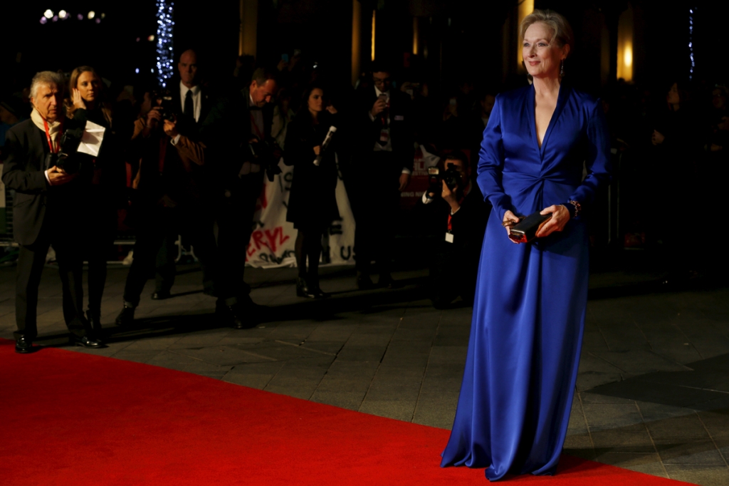 Meryl Streep at the Suffragette premiere in London