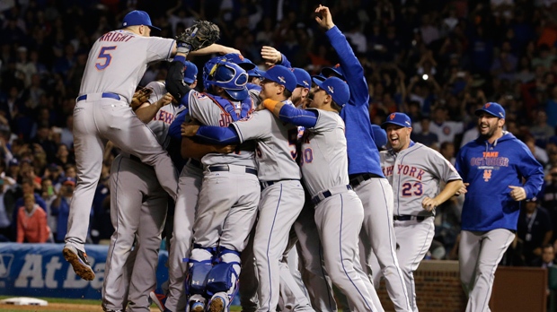 New York Mets sweep Chicago Cubs, head to World Series